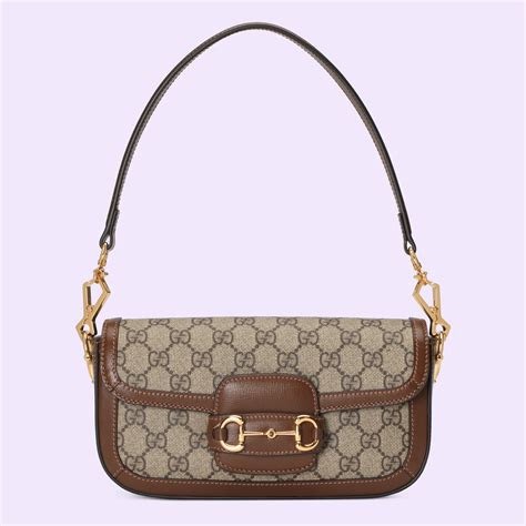 borsa a spalla gucci vintage|Borsa a spalla Gucci Horsebit 1955 in pelle in Nero .